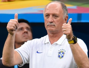 Felipão Scolari jogo Brasil x Holanda (Foto: AFP)