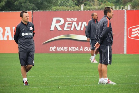 Andrey Lopes Dunga Paulo Paixão Inter (Foto: Tomás Hammes / GLOBOESPORTE.COM)