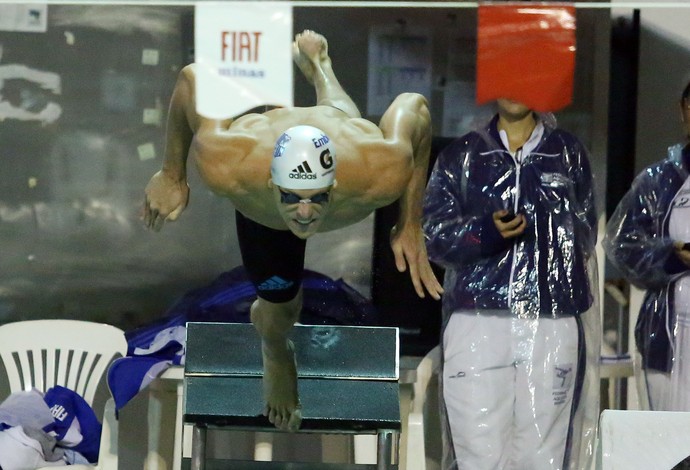 Cesar Cielo Torneio Metropolitano de natação (Foto: Orlando Bento/Minas Tênis)