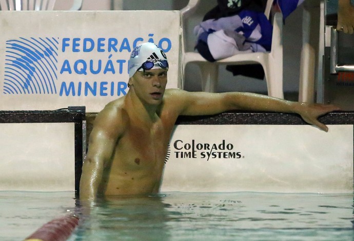 Cesar Cielo Torneio Metropolitano de natação (Foto: Orlando Bento/Minas Tênis)