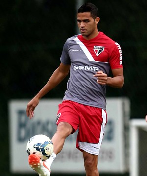 Alan Kardec São Paulo treino (Foto: Marcos Ribolli / Globoesporte.com)