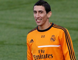 Di maria real madrid treino (Foto: Agência EFE)