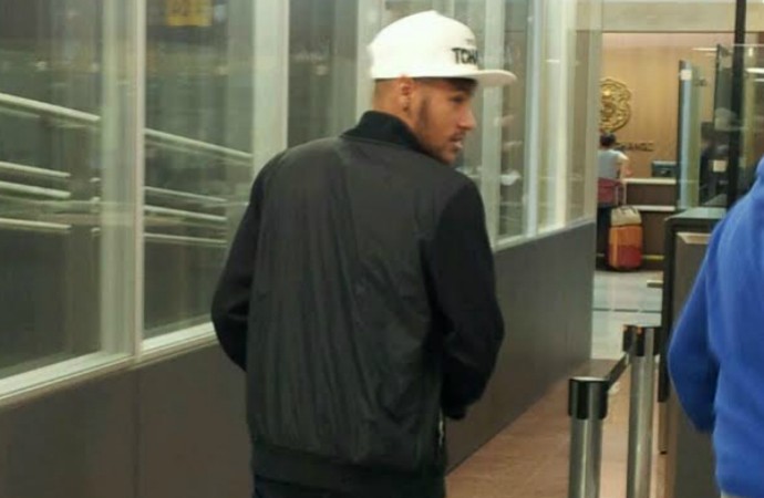 Neymar, Aeroporto de Guarulhos (Foto: Ana Cruz)