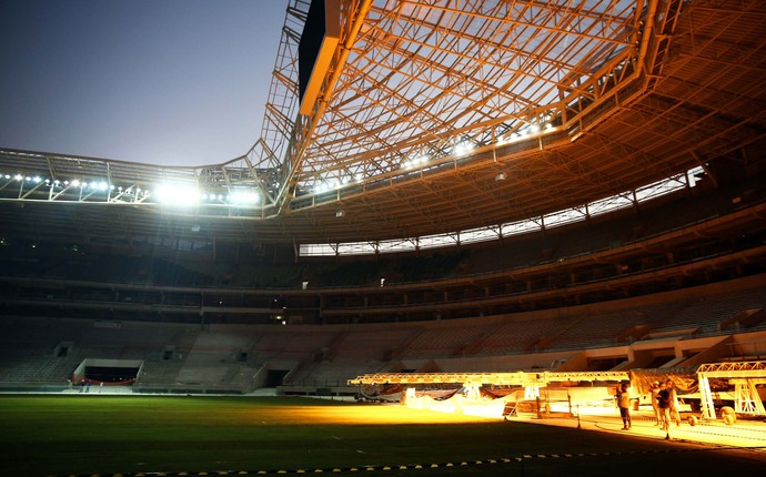 Arena Palmeiras Alianz obras (Foto: Marcos Ribolli)