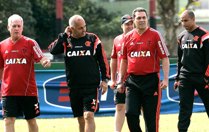 Vanderlei Luxemburgo Treino flamengo (Foto: Carlos Moraes / Agência Estado)