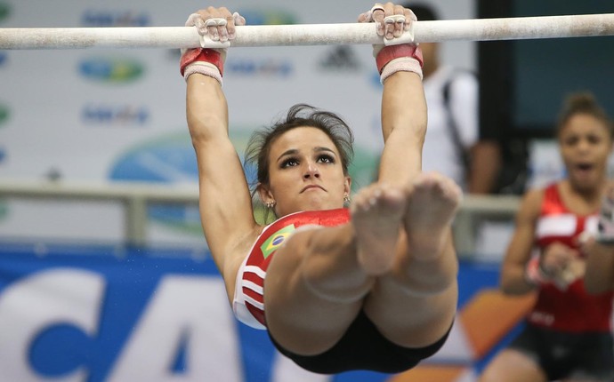 Jade Barbosa participa de camping de treinamento com a seleção brasileira em Três Rios no Rio de Janeiro (Foto: Ricardo Bufolin/CBG)