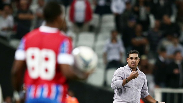 Marquinhos Santos Corinthians x Bahia (Foto: Marcos Ribolli)