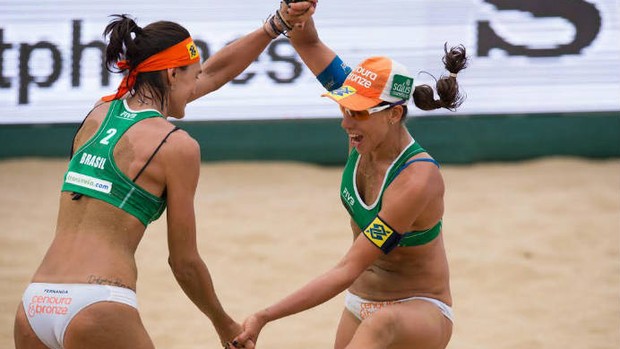 Em segundo torneio juntas, Taiana e Fernanda Berti vencem (Foto: Reprodução)