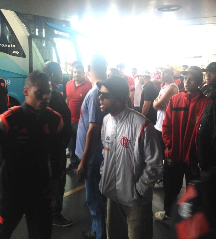 protesto Torcida Flamengo (Foto: Cahê Mota)