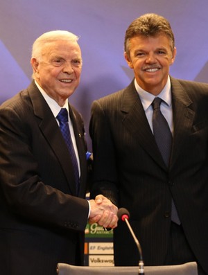 gilmar rinaldi jose maria marin COLETIVA SELEÇÃO BRASILEIRA (Foto: André Durão)