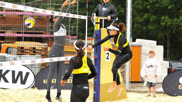 vôlei de praia Juliana e Maria Elisa (Foto: Divulgação / FIVB)