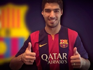 Luis Suárez Barcelona (Foto: Divulgação/Site oficial do Barcelona)