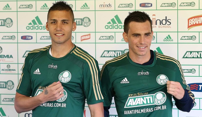 Tobio e Mouche Palmeiras (Foto: Marcos Ribolli)