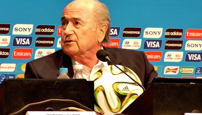 Joseph blatter FIFA Coletiva (Foto: Vicente Seda)