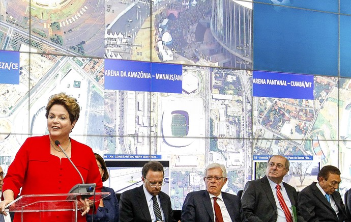 Dilma coletiva balanço da Copa do Mundo (Foto: AFP)