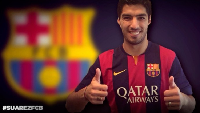 Luis Suárez Barcelona (Foto: Divulgação/Site oficial do Barcelona)