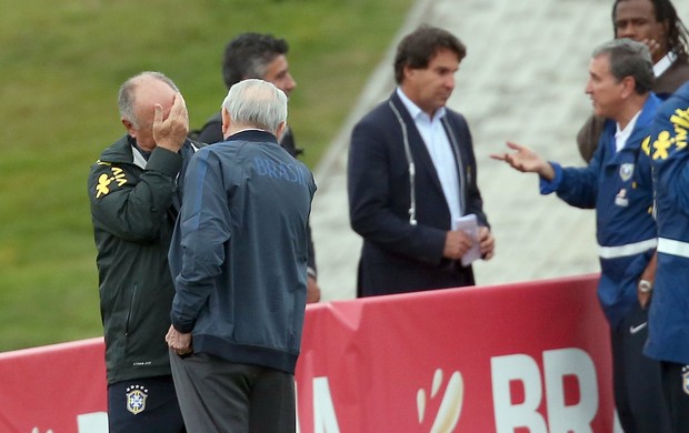 Felipão Scolari José Maria Marin CBF treino granja