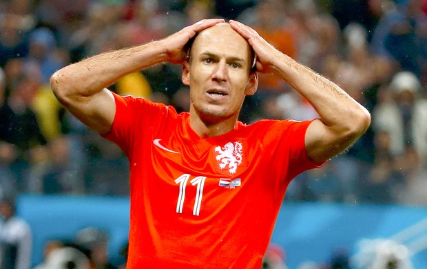 Robben jogo Argentina x Holanda (Foto: Reuters)