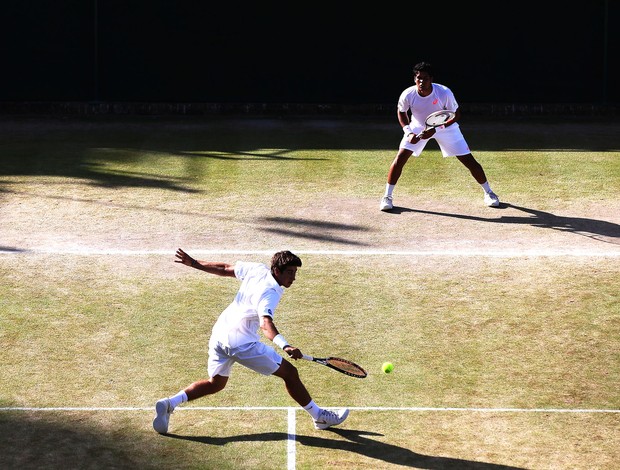 Marcelo Zormann e Orlando Luz Wimbledon (Foto: Getty Images)