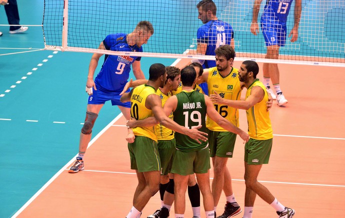 vôlei Brasil Itália liga mundial (Foto: FIVB)