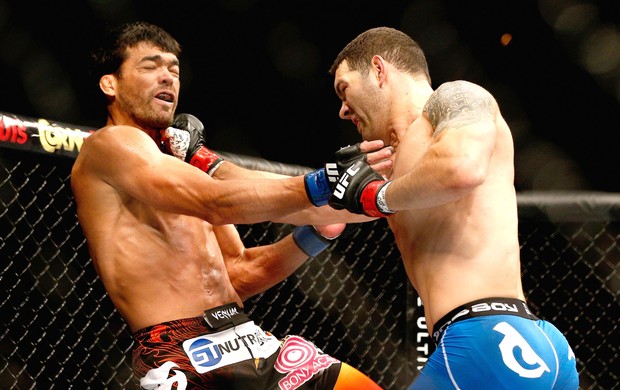 Chris Weidman e Lyoto Machida UFC 175 (Foto: Getty Images)