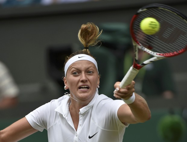 Petra Kvitova x Bouchard final Wimbledon (Foto: Reuters)