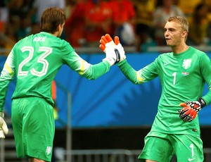  Tim Krul goleiro Holanda (Foto: Reuters)