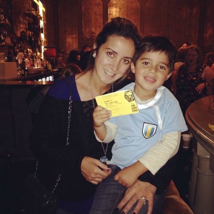 filho de felipe massa com camisa da argentina (Foto: Reprodução/Instagram)