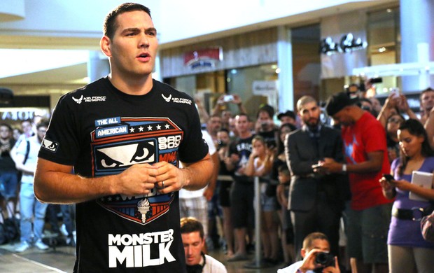 Chris Weidman Treino Aberto UFC 175 (Foto: Evelyn Rodrigues)