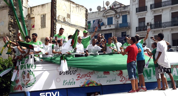 Chegada Argélia  (Foto: Agência AFP )