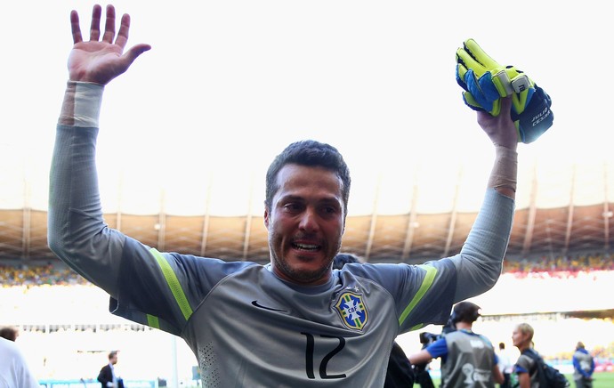 Júlio César Brasil x Chile (Foto: Getty Images )