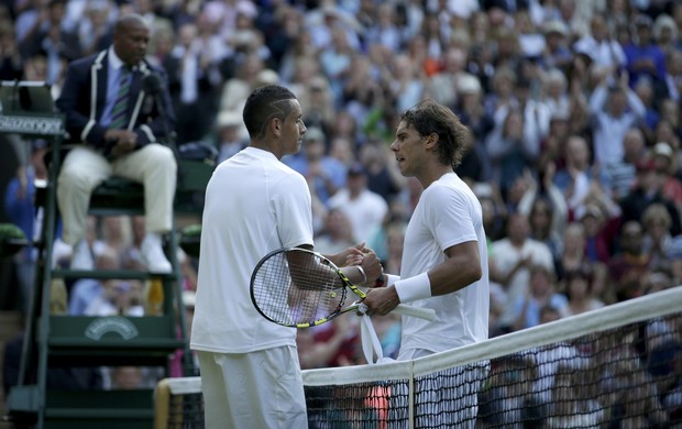 nick gyorgis vence rafael nadal em wimbledon (Foto: Reuters)