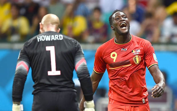 Lukaku gol jogo Estados Unidos x Bélgica Arena Fonte Nova (Foto: Getty Images)