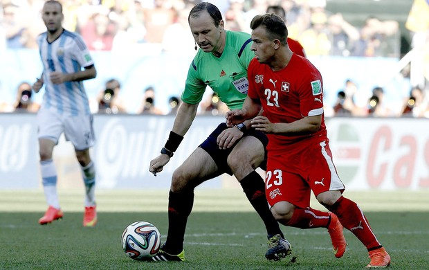 Shaqiri suiça x argentina (Foto: EFE)