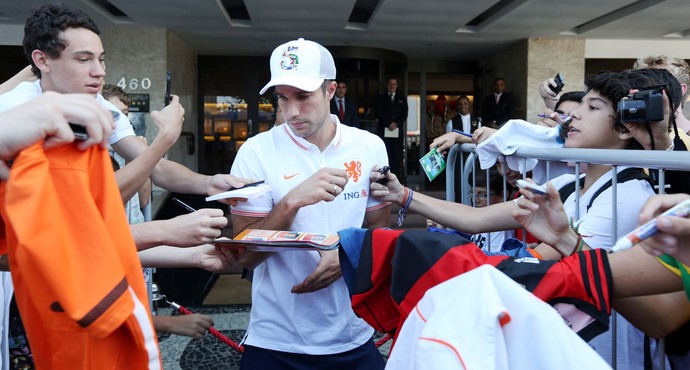 van persie hotel holanda (Foto: André Durão/GloboEsporte.com)