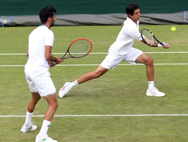 Marcelo Melo tênis em Wimbledon (Foto: Ron Angle / VIPCOMM )