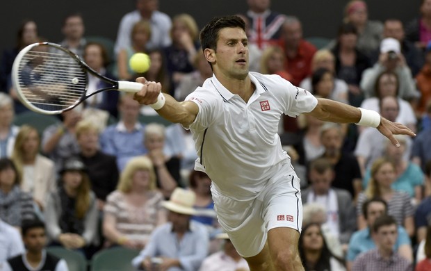 Novak Djokovic x Tsonga Wimbledon (Foto: Reuters)