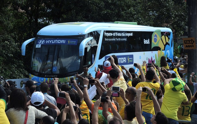 chegada brasil teresópolis (Foto: Leandro Canônico)