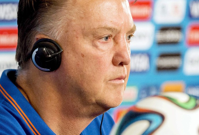 Van Gaal Holanda coletiva (Foto: Agência EFE)