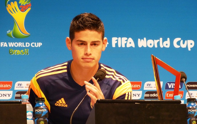 James Rodríguez Coletiva Colômbia (Foto: Vicente Seda)