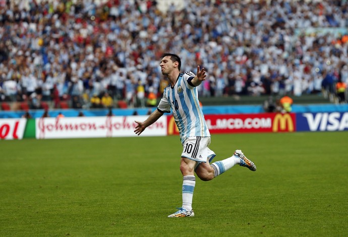 Messi Argentina x Nigéria (Foto: AP)