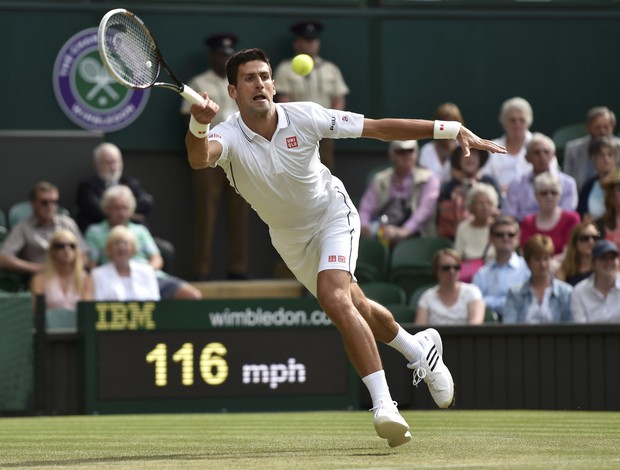 Novak Djokovic x Radek Stepanek Wimbledon (Foto: Reuters)