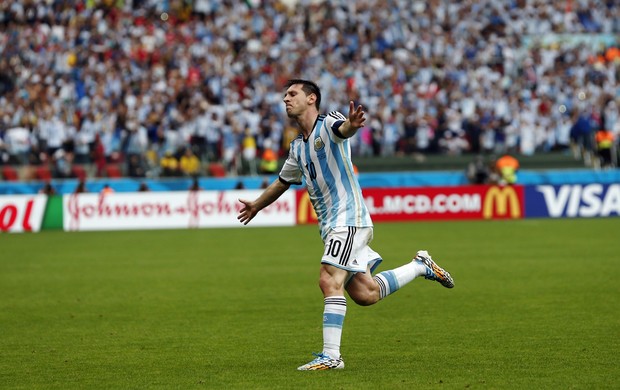 Messi Argentina x Nigéria (Foto: AP)