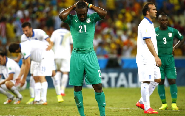  Giovanni Sio Grécia e Costa do Marfim (Foto: Agência Reuters)