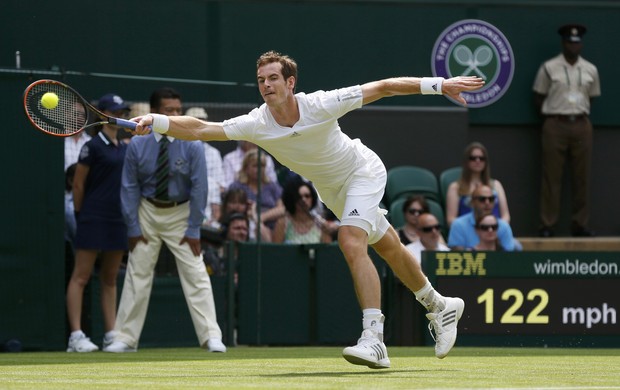 Andy Murray x David Goffin Wimbledon tenis (Foto: Reuters)