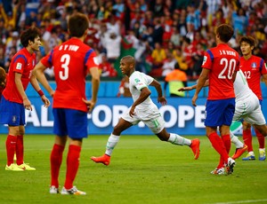 Yacine Brahimi gol Argélia x Coreia  (Foto: Reuters)