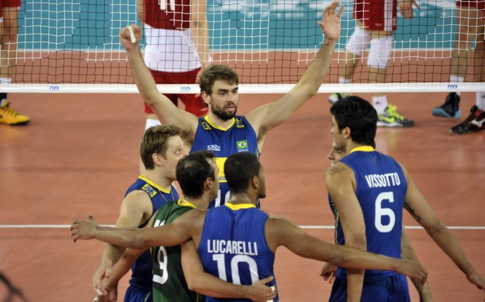 Polônia x Brasil Liga Mundial (Foto: Divulgação/FIBV)