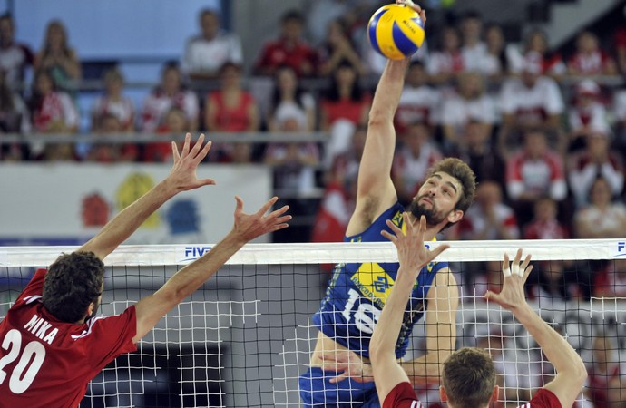 Polônia x Brasil Liga Mundial (Foto: Divulgação/FIBV)