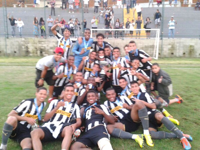 Botafogo campeão da Taça Rio Sub-20 (Foto: Divulgação / Botafogo F.R)