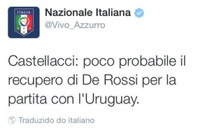 De Rossi Twitter (Foto: Reprodução/ Twitter oficial )